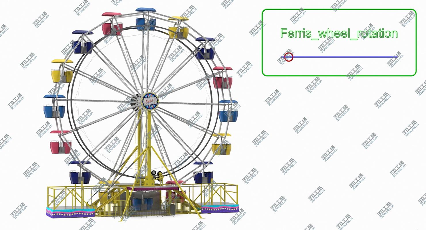 images/goods_img/202105073/Small Town Carnival Ferris Wheel Rigged 3D/4.jpg